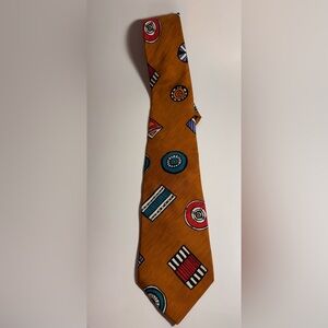 Vintage John Henry Abstract Silk Tie Brown Blue Red MCM
Estate sale find